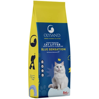 Άμμος Υγιεινής Γάτας Olysand Blue Sensation 5lt