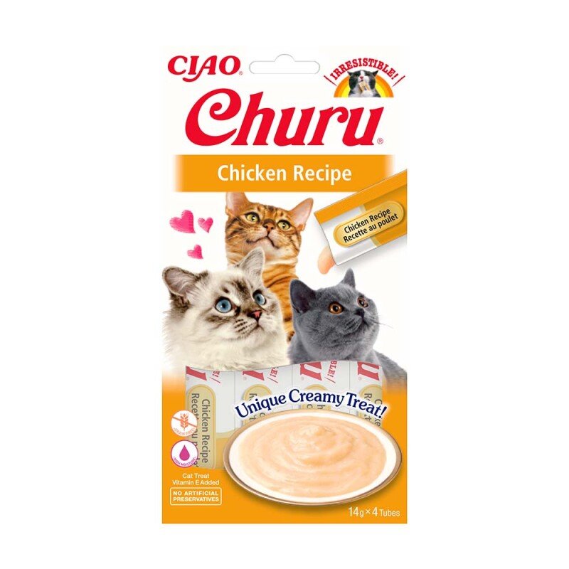 Inaba – Churu Λιχουδιές Γάτας με Κοτόπουλο 56g