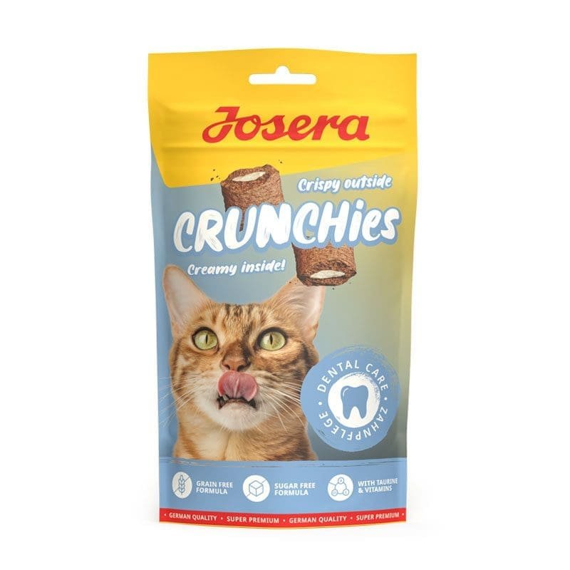 Ξηρή Λιχουδιά Γάτας Crunchies Dental για Στοματική Υγεία